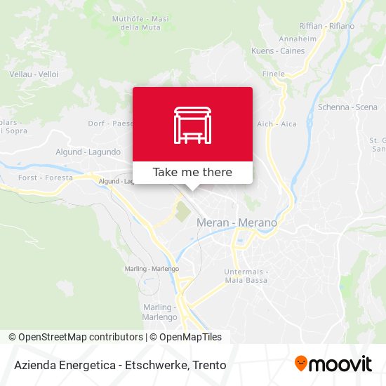 Azienda Energetica - Etschwerke map