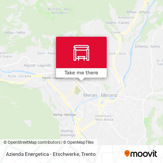 Azienda Energetica - Etschwerke map