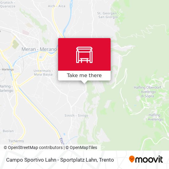 Campo Sportivo Lahn - Sportplatz Lahn map