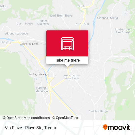 Via Piave - Piave Str. map