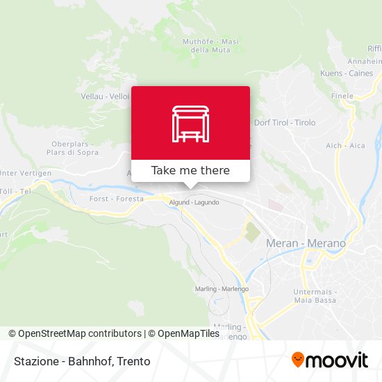 Stazione - Bahnhof map