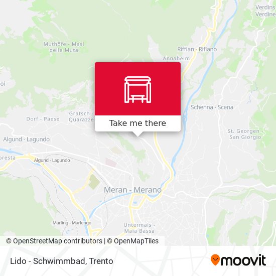 Lido - Schwimmbad map