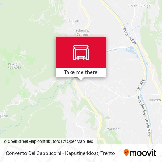 Convento Dei Cappuccini - Kapuzinerklost map