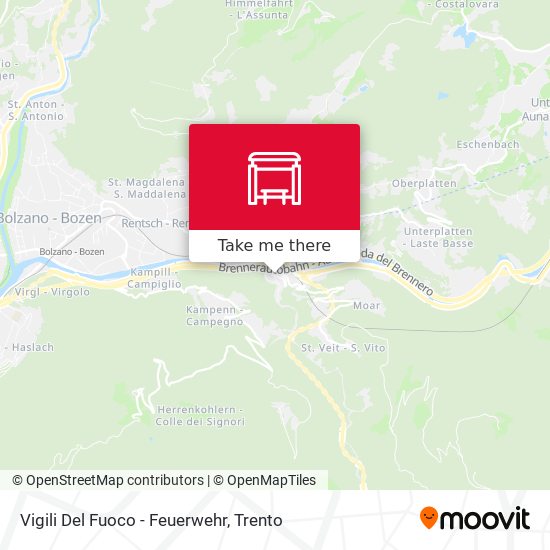 Vigili Del Fuoco - Feuerwehr map
