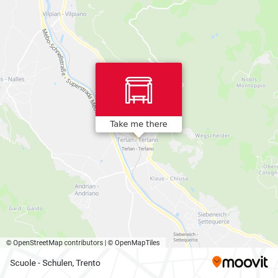 Scuole - Schulen map