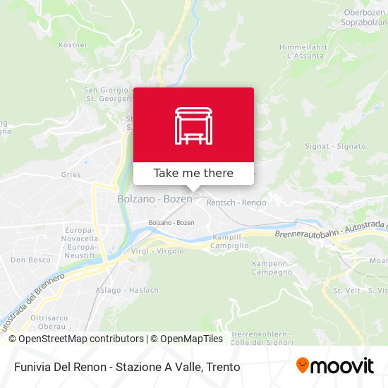 Funivia Del Renon - Stazione A Valle map