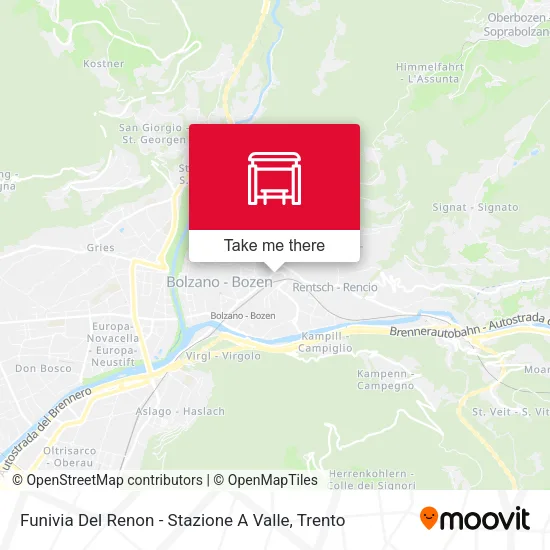 Funivia Del Renon - Stazione A Valle map