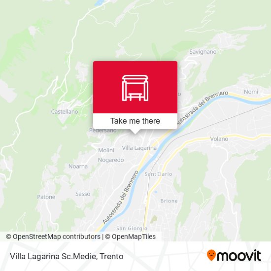 Villa Lagarina Sc.Medie map