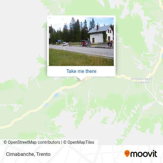 Cimabanche map