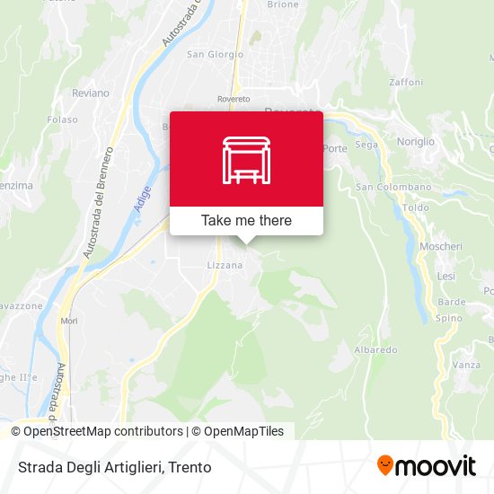 Strada Degli Artiglieri map