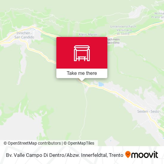 Bv. Valle Campo Di Dentro / Abzw. Innerfeldtal map