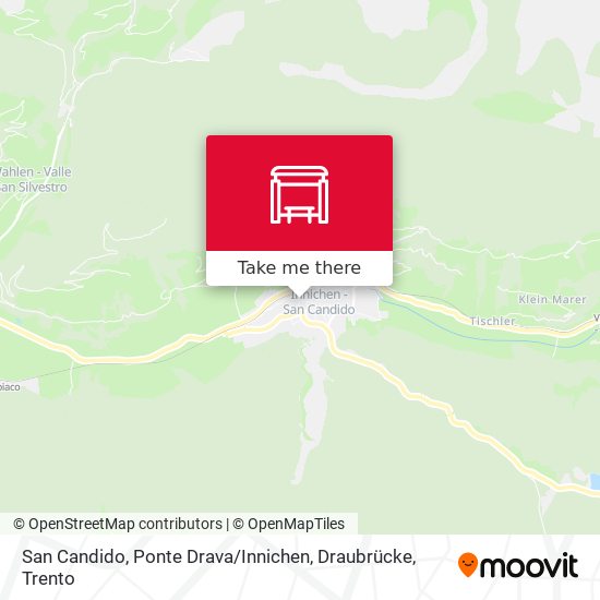 San Candido, Ponte Drava / Innichen, Draubrücke map