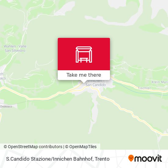 S.Candido Stazione / Innichen Bahnhof map