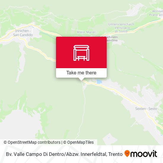 Bv. Valle Campo Di Dentro / Abzw. Innerfeldtal map
