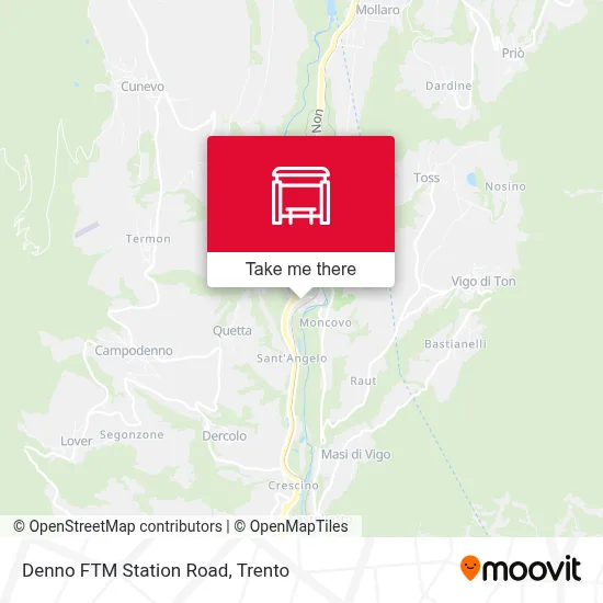 Denno FTM Station Road map