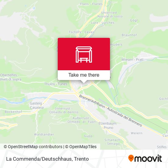 La Commenda/Deutschhaus map