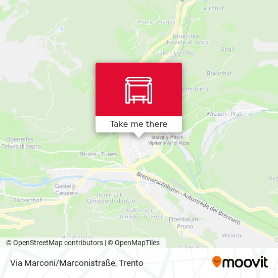 Via Marconi/Marconistraße map