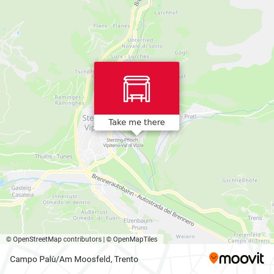 Campo Palù/Am Moosfeld map