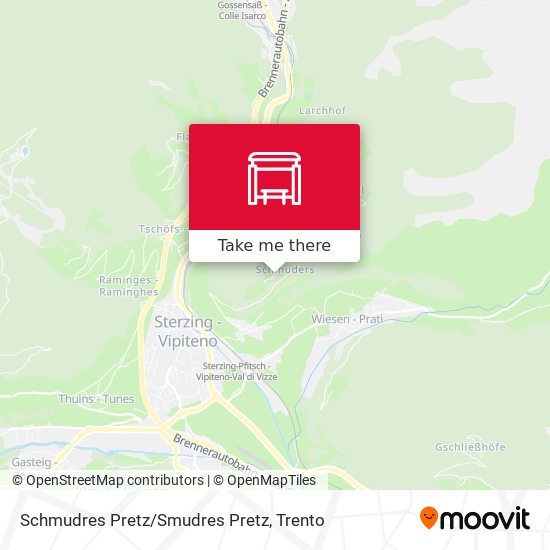 Schmudres Pretz/Smudres Pretz map