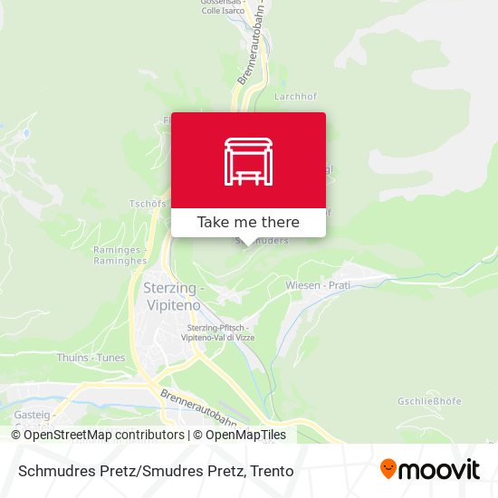 Schmudres Pretz/Smudres Pretz map