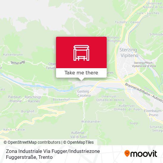 Zona Industriale Via Fugger / Industriezone Fuggerstraße map