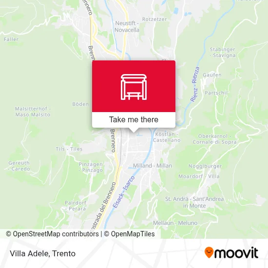Villa Adele map