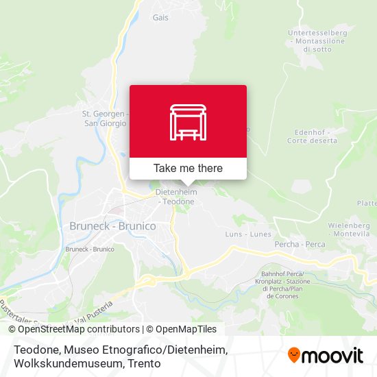 Teodone, Museo Etnografico / Dietenheim, Wolkskundemuseum map