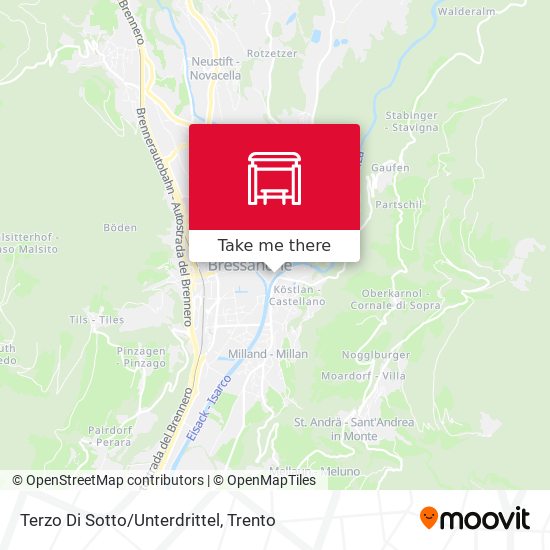 Terzo Di Sotto/Unterdrittel map