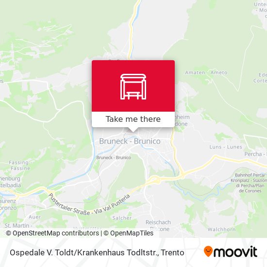 Ospedale V. Toldt / Krankenhaus Todltstr. map