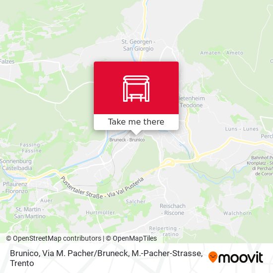Brunico, Via M. Pacher / Bruneck, M.-Pacher-Strasse map