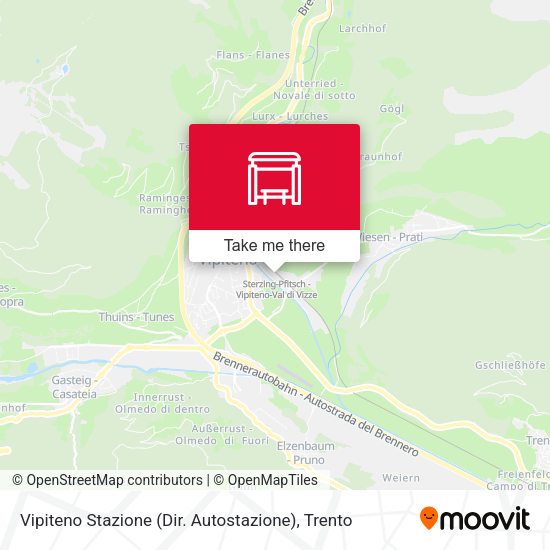 Vipiteno Stazione (Dir. Autostazione) map