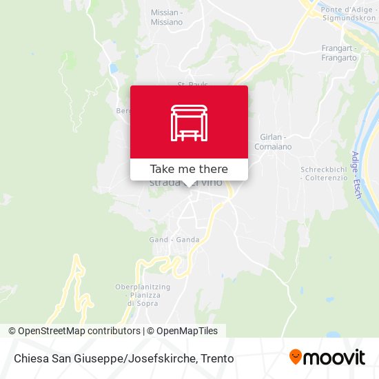 Chiesa San Giuseppe / Josefskirche map