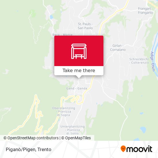 Piganò/Pigen map