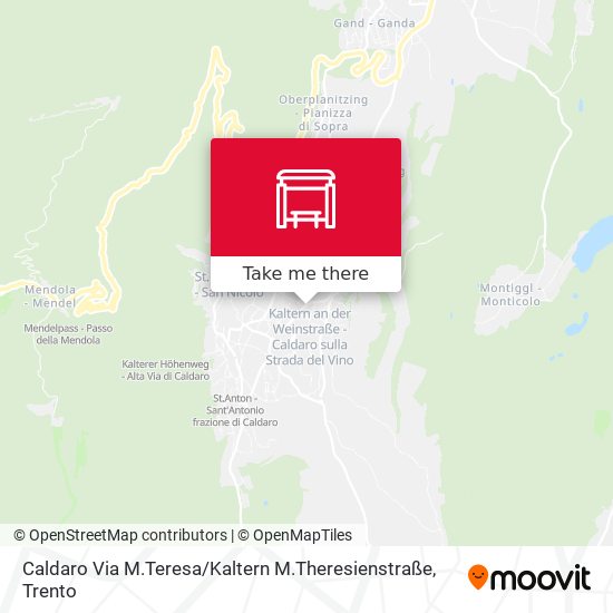 Caldaro Via M.Teresa / Kaltern M.Theresienstraße map