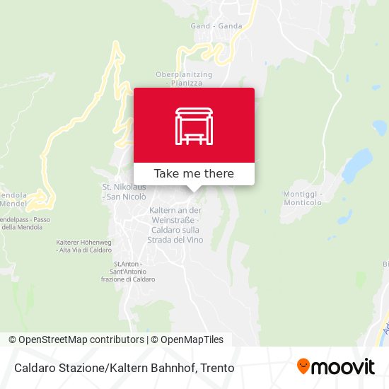 Caldaro Stazione / Kaltern Bahnhof map