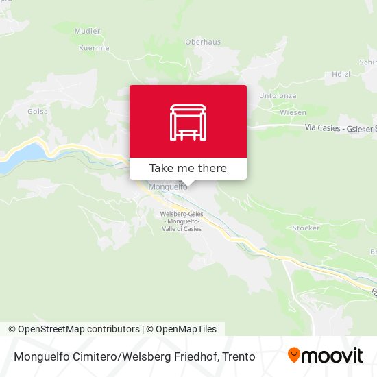 Monguelfo Cimitero / Welsberg Friedhof map