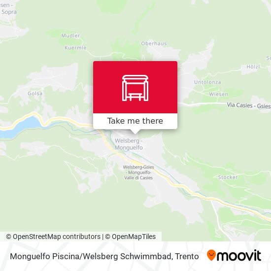 Monguelfo Piscina / Welsberg Schwimmbad map