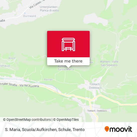 S. Maria, Scuola / Aufkirchen, Schule map