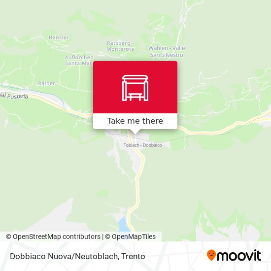 Dobbiaco Nuova/Neutoblach map