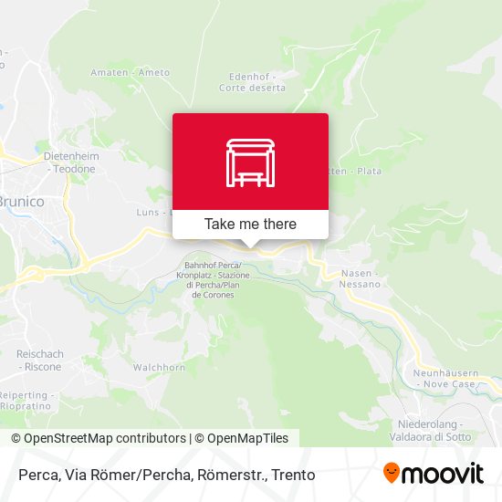 Perca, Via Römer / Percha, Römerstr. map