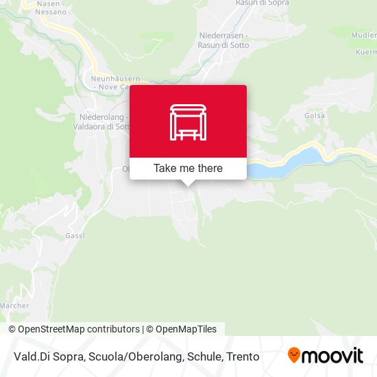 Vald.Di Sopra, Scuola / Oberolang, Schule map