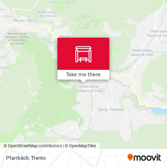 Pfarrbäck map