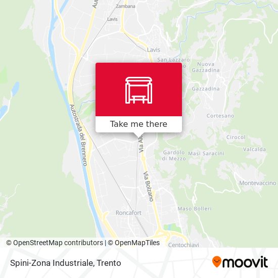 Spini-Zona Industriale map