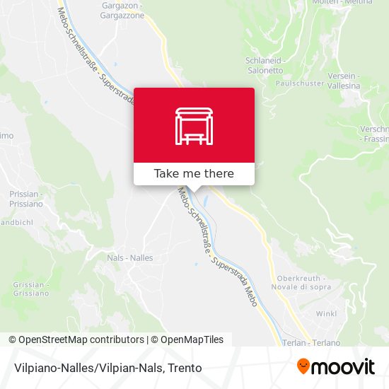 Vilpiano-Nalles/Vilpian-Nals map