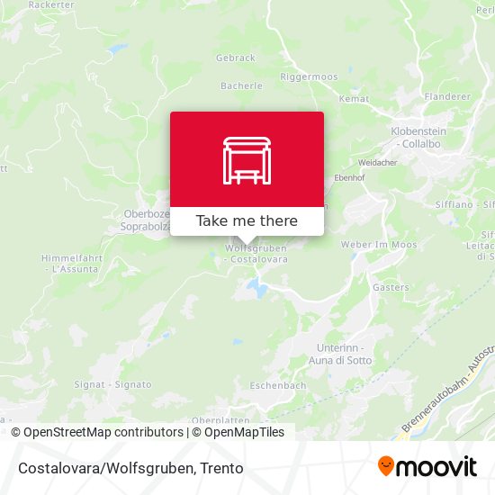Costalovara/Wolfsgruben map