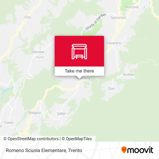 Romeno Elementary School map