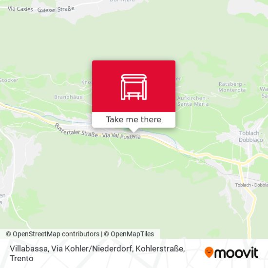 Villabassa, Via Kohler / Niederdorf, Kohlerstraße map