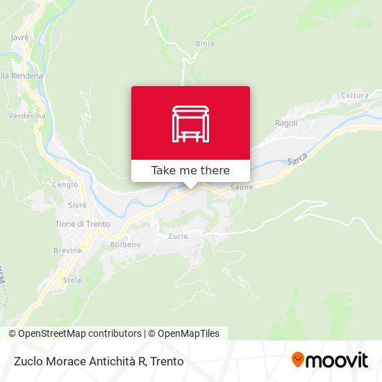 Zuclo Morace Antichità R map