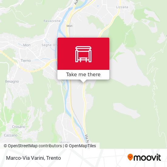 Marco-Via Varini map