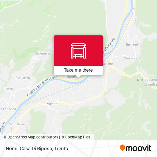 Nomi. Casa Di Riposo map